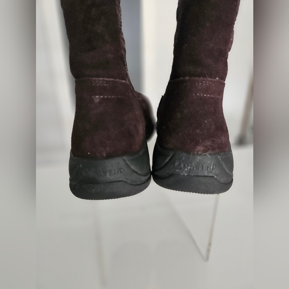 Ladies Brown Suede/ Quilted Winter Boots 9 - Picture 4 of 8